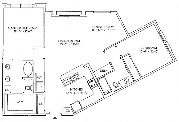 New Orleans Large Two Bedroom Apartment For Rent Mid City
